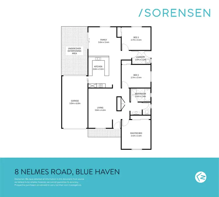 Floorplan of Homely house listing, 8 Nelmes Road, Blue Haven NSW 2262
