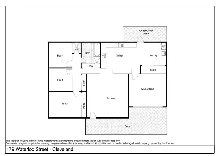 Floorplan of Homely house listing, 179 Waterloo Street, Cleveland QLD 4163