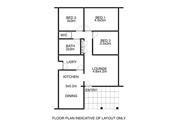 Floorplan of Homely house listing, 11 HUGHES STREET, Eagleby QLD 4207