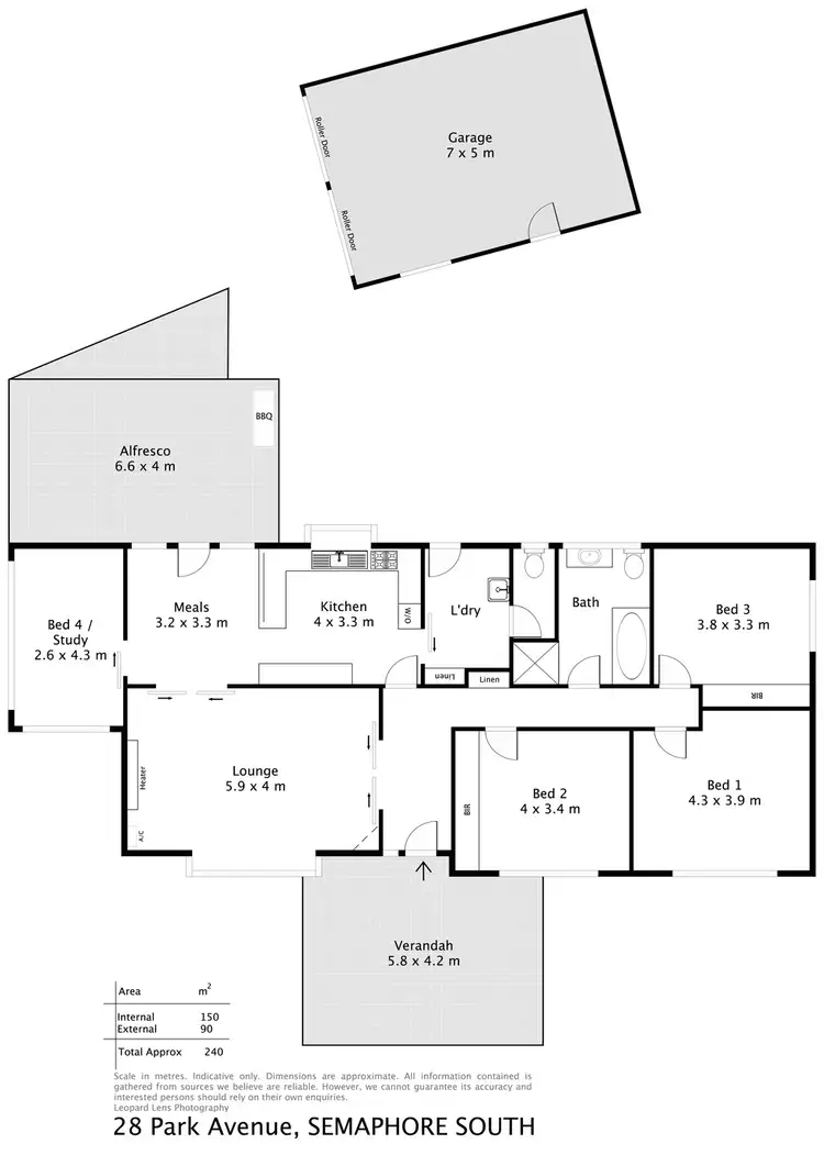 Floorplan of Homely house listing, 28 Park Avenue, Semaphore South SA 5019