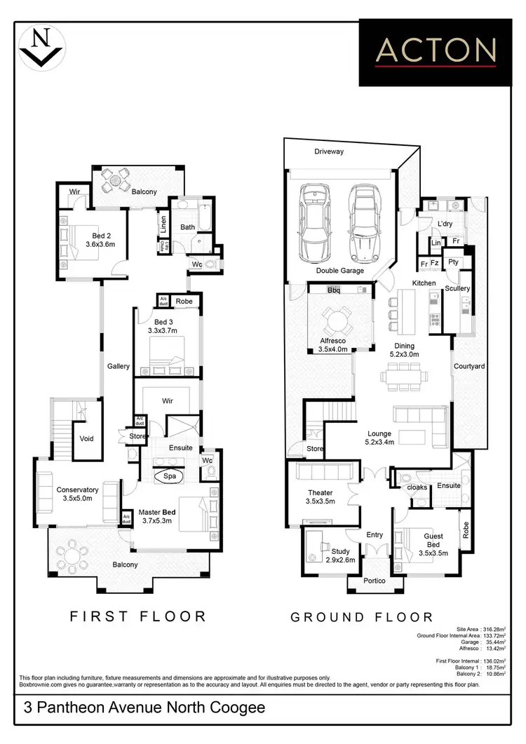 Floorplan of Homely house listing, 3 Pantheon Avenue, North Coogee WA 6163