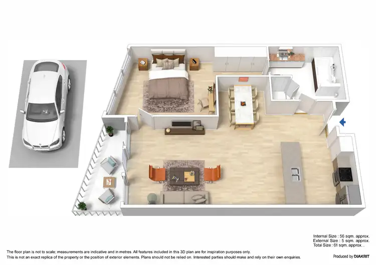 Floorplan of Homely apartment listing, 2904/180 City Road, Southbank VIC 3006