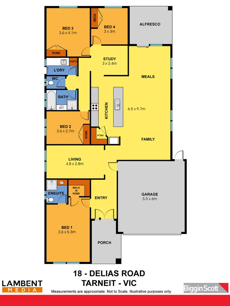 Floorplan of Homely house listing, 18 Delias Road, Tarneit VIC 3029