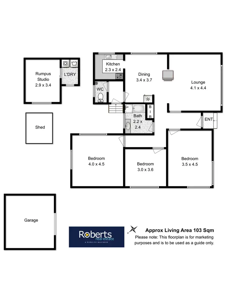 Floorplan of Homely house listing, 18 Fourth Avenue, New Norfolk TAS 7140