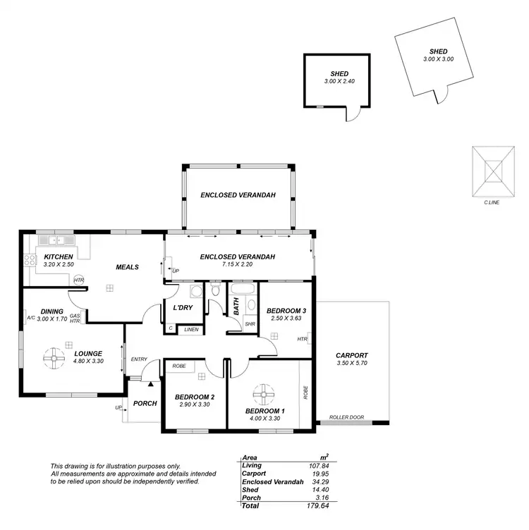 Floorplan of Homely house listing, 7 Lutana Court, Morphett Vale SA 5162