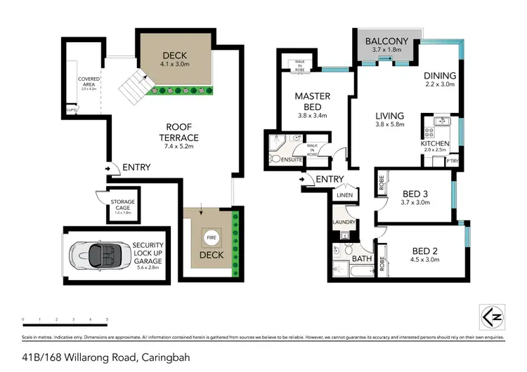 Floorplan of Homely unit listing, 41B/168 Willarong Rd, Caringbah NSW 2229