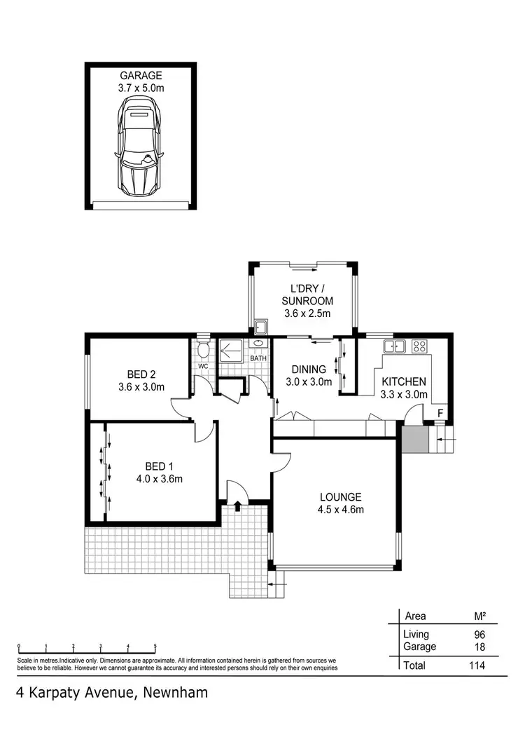 Floorplan of Homely house listing, 4 Karpaty Avenue, Newnham TAS 7248