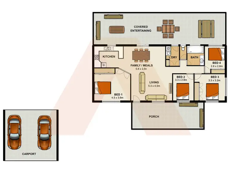 Floorplan of Homely house listing, 21-23 Cedar Vale Road, Cedar Vale QLD 4285