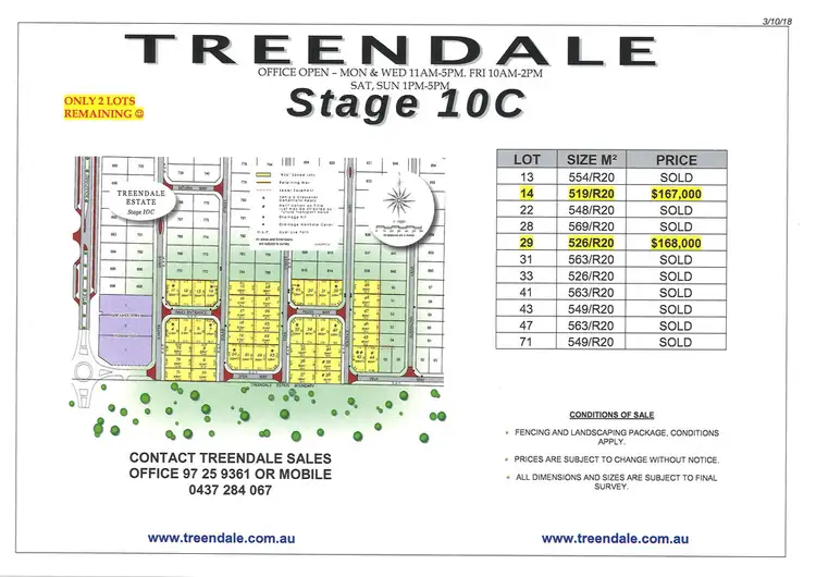 Floorplan of Homely land listing, Lot 14 Solar Street, Australind WA 6233