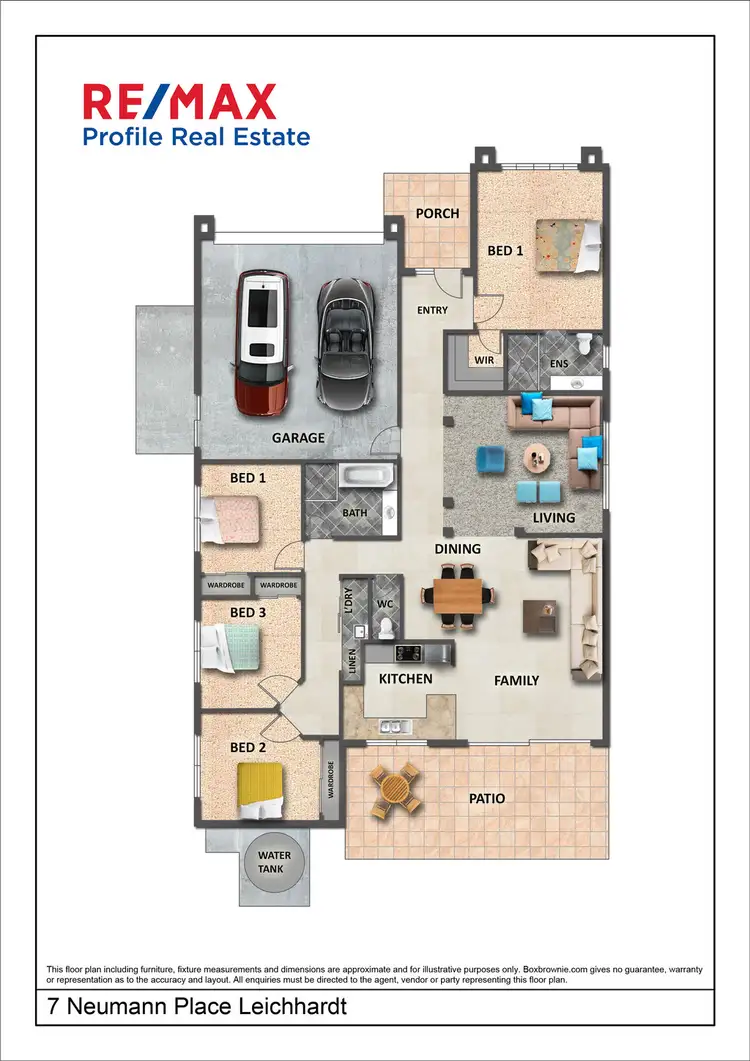 Floorplan of Homely house listing, 7 Neumann Place, Leichhardt QLD 4305