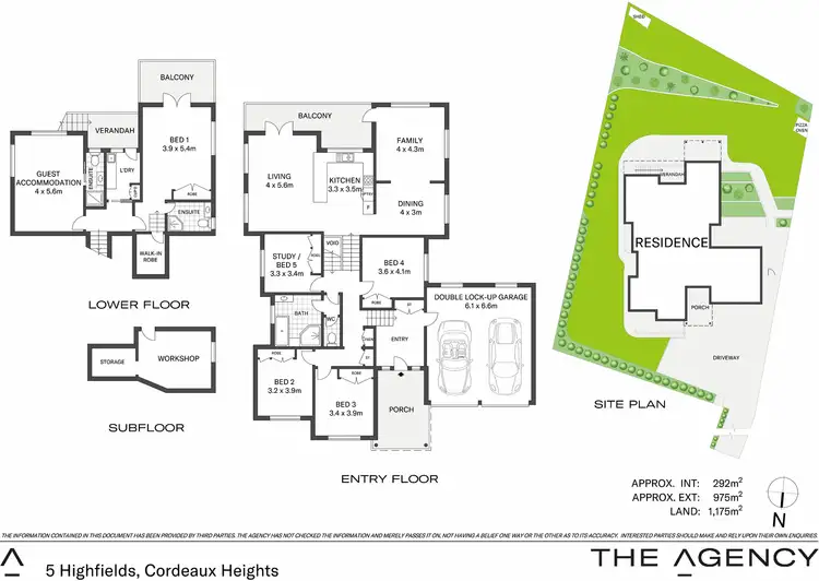 Floorplan of Homely house listing, 5 Highfields, Cordeaux Heights NSW 2526