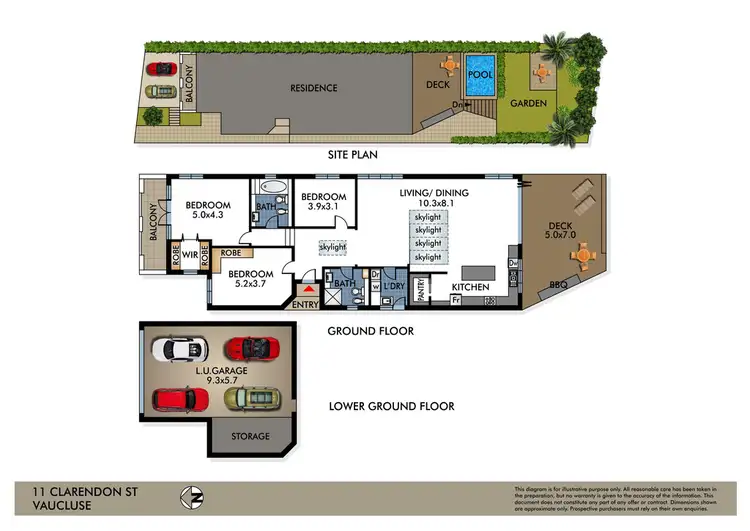 Floorplan of Homely house listing, 11 Clarendon Street, Vaucluse NSW 2030