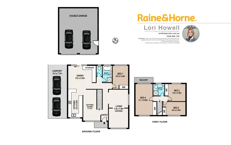 Floorplan of Homely house listing, 18 Oberon Crescent, South Penrith NSW 2750