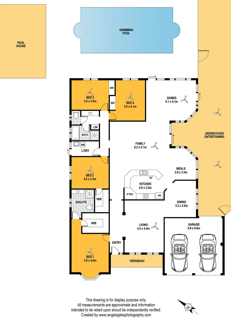 Floorplan of Homely house listing, 34 Endeavour Drive, Mccracken SA 5211