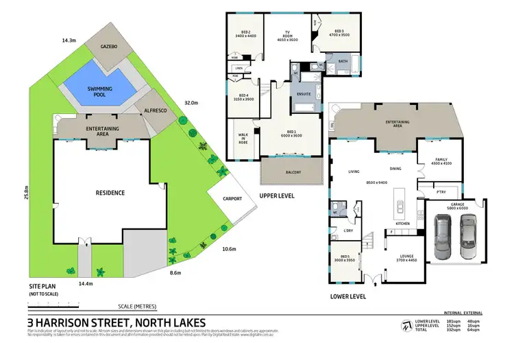 Floorplan of Homely house listing, 3 Harrison Street, North Lakes QLD 4509