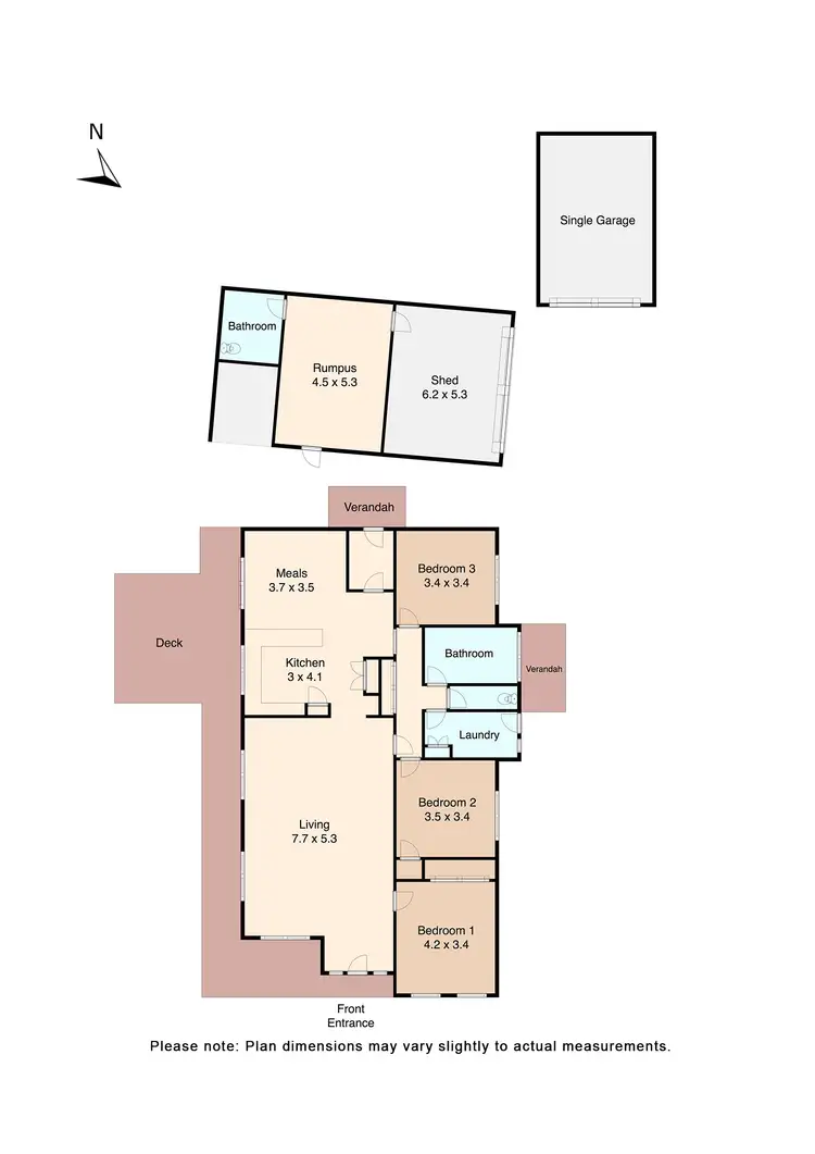 Floorplan of Homely house listing, 37 Tansey Court, Trawalla VIC 3373