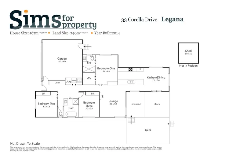 Floorplan of Homely house listing, 33 Corella Drive, Legana TAS 7277