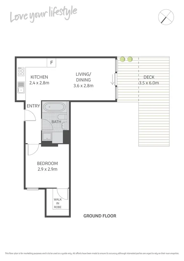 Floorplan of Homely apartment listing, 35/20 Fitzgerald Street, Newtown NSW 2042
