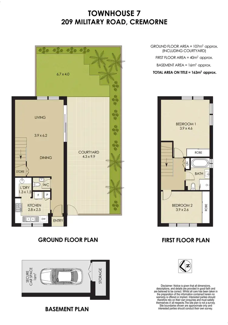 Floorplan of Homely apartment listing, 7/209 Military Road, Cremorne NSW 2090