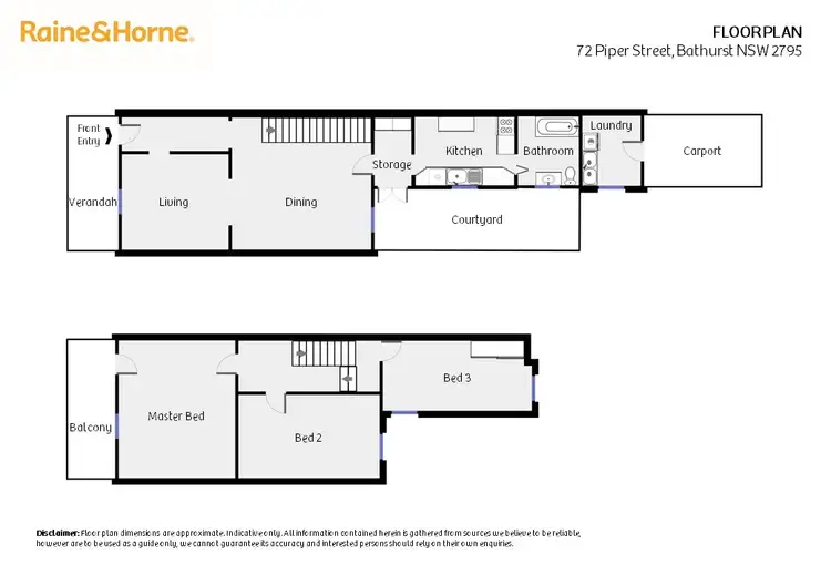 Floorplan of Homely house listing, 72 Piper Street, Bathurst NSW 2795