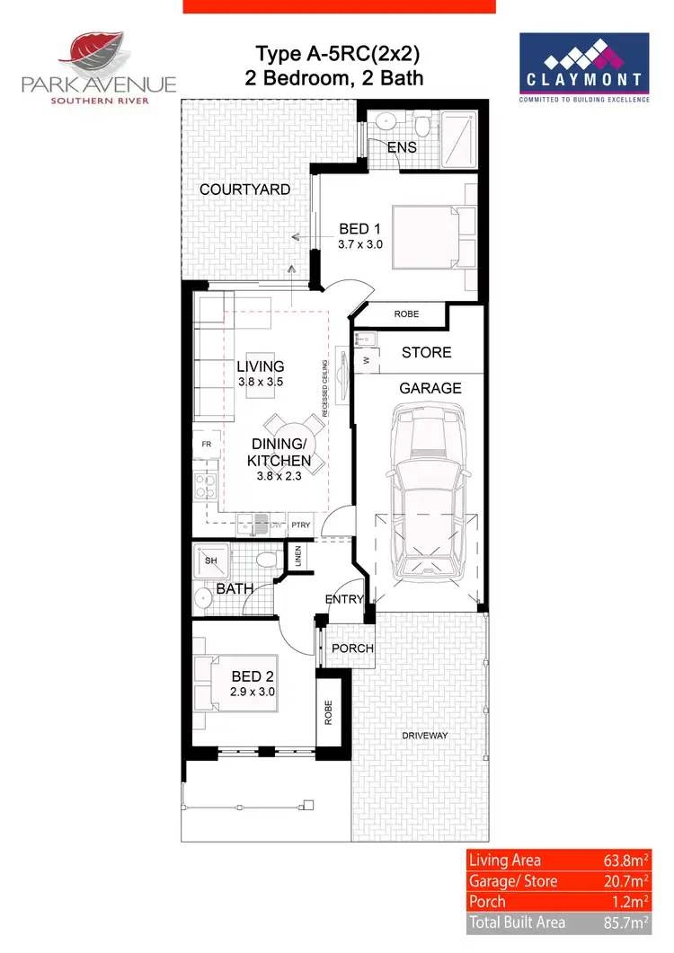 Floorplan of Homely house listing, 5 Ganges Street, Southern River WA 6110
