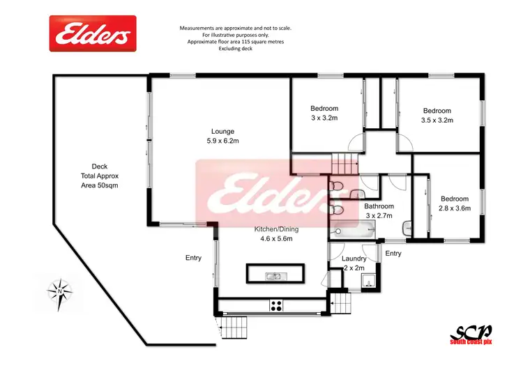 Floorplan of Homely house listing, 40B CATALINA DRIVE, Catalina NSW 2536