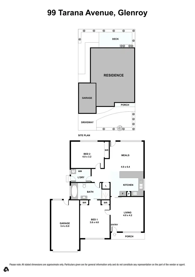 Floorplan of Homely house listing, 99 Tarana Avenue, Glenroy VIC 3046