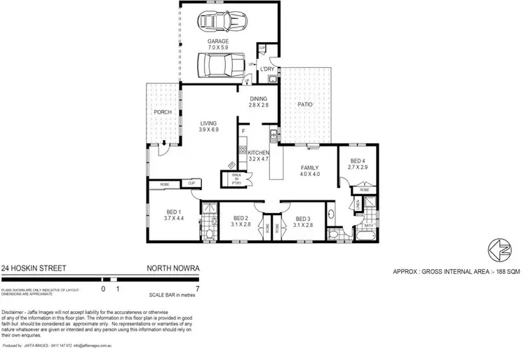 Floorplan of Homely house listing, 24 Hoskin Street, North Nowra NSW 2541
