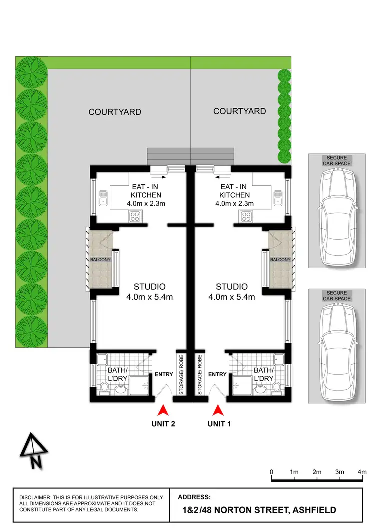 Floorplan of Homely unit listing, 2/48 Norton Street, Ashfield NSW 2131