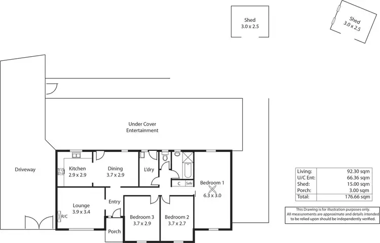 Floorplan of Homely house listing, 7 Valetta Court, Parafield Gardens SA 5107