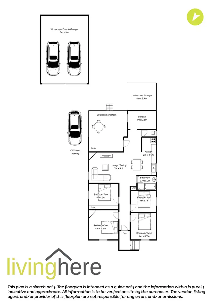 Floorplan of Homely house listing, 12 Verdun Street, Mowbray TAS 7248