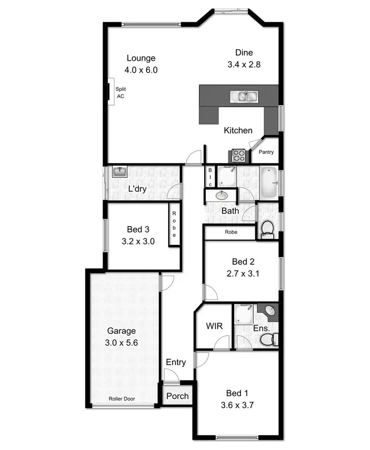 Floorplan of Homely house listing, 8A Fletcher Road, Elizabeth East SA 5112
