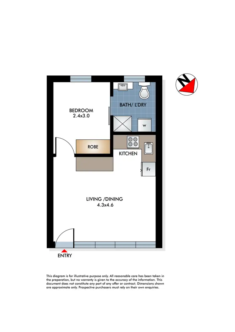 Floorplan of Homely apartment listing, 25/177 Glenayr Avenue, Bondi Beach NSW 2026