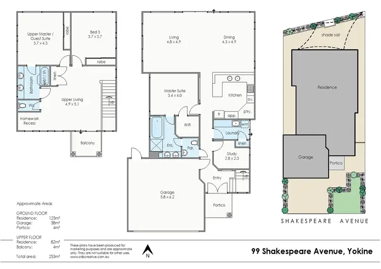 Floorplan of Homely house listing, 99 Shakespeare Avenue, Yokine WA 6060
