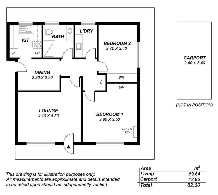 Floorplan of Homely unit listing, 6/20 Roberts Street, Unley SA 5061