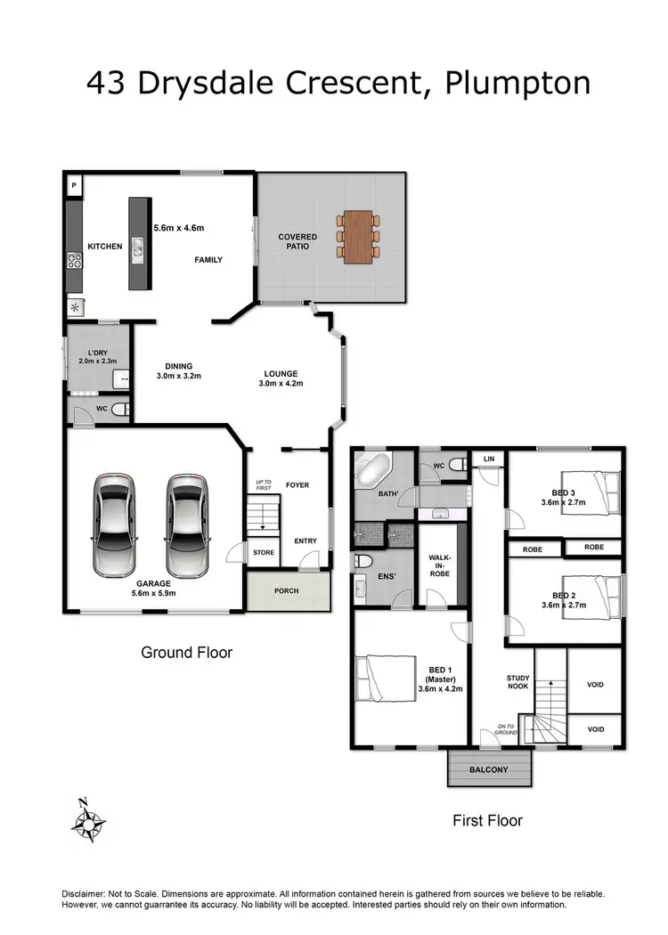 Floorplan of Homely house listing, 43 Drysdale Crescent, Plumpton NSW 2761