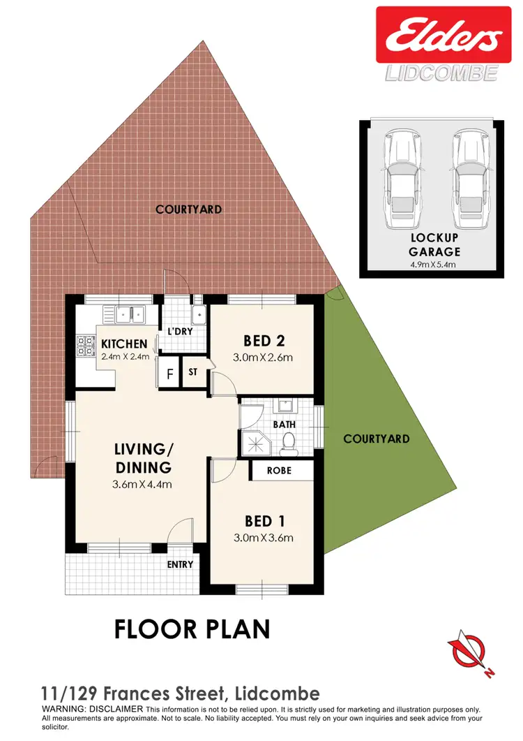 Floorplan of Homely villa listing, 11/129 - 135 FRANCES STREET, Lidcombe NSW 2141