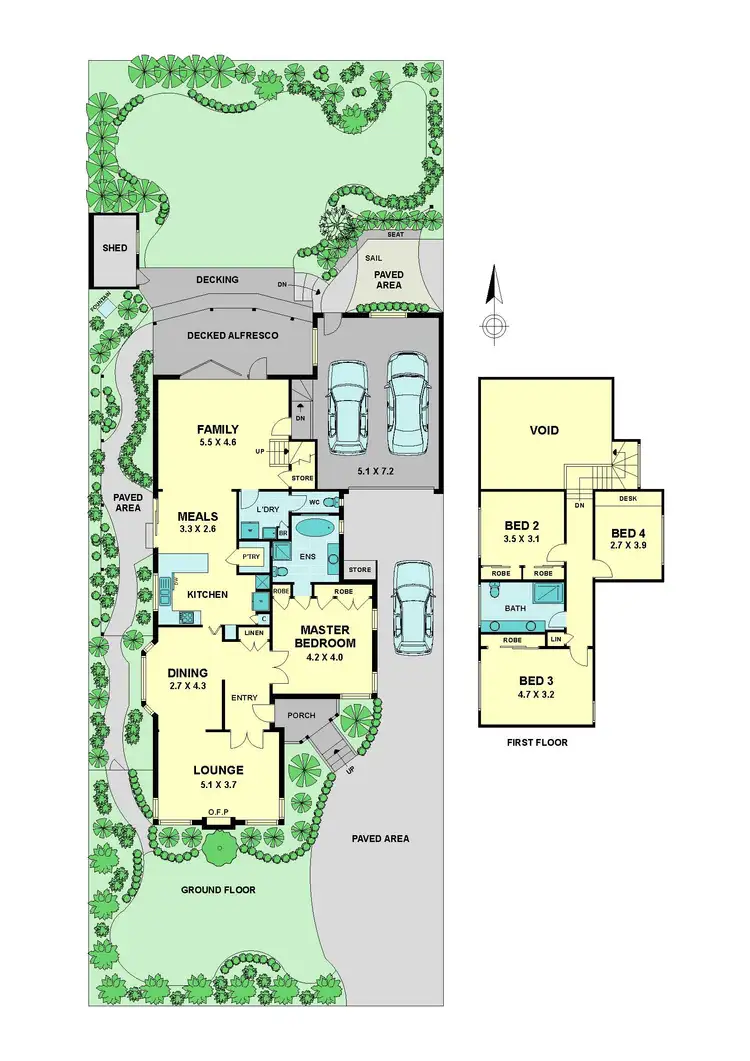 Floorplan of Homely house listing, 66 Hayes Road, Strathmore VIC 3041
