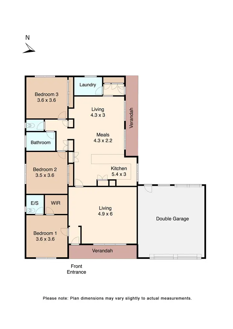 Floorplan of Homely house listing, 1 Lansell Court, Alfredton VIC 3350