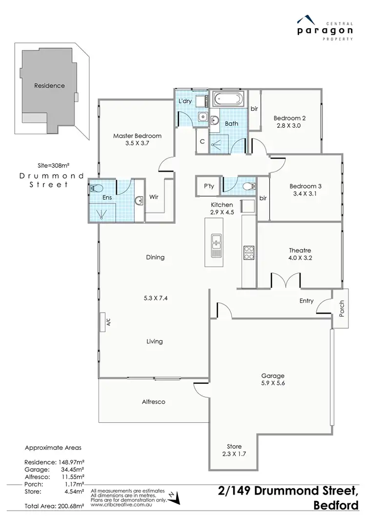 Floorplan of Homely house listing, 149A Drummond Street, Bedford WA 6052