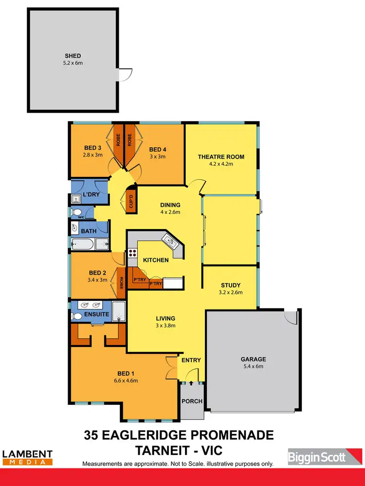 Floorplan of Homely house listing, 35 Eagleridge Promenade ,Tarneit, Tarneit VIC 3029