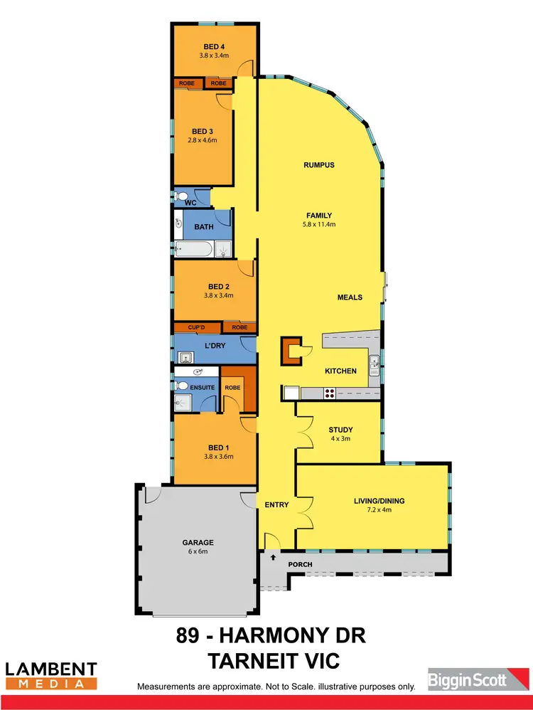 Floorplan of Homely house listing, 89 Harmony Drive, Tarneit VIC 3029
