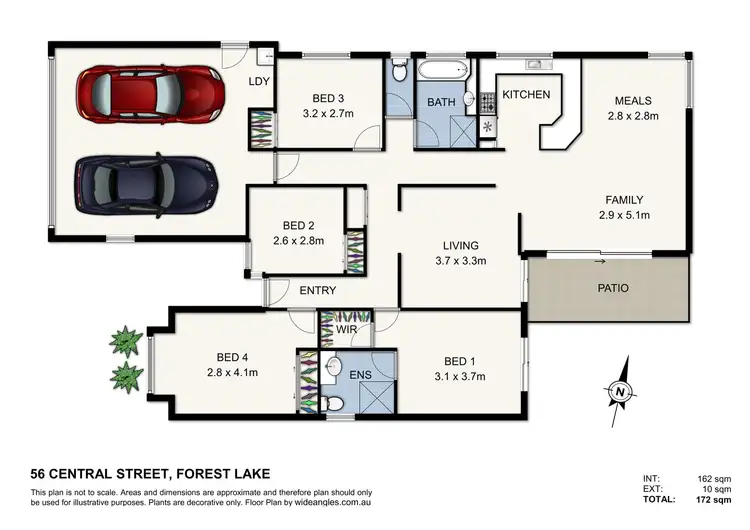 Floorplan of Homely house listing, 56 Central Street, Forest Lake QLD 4078