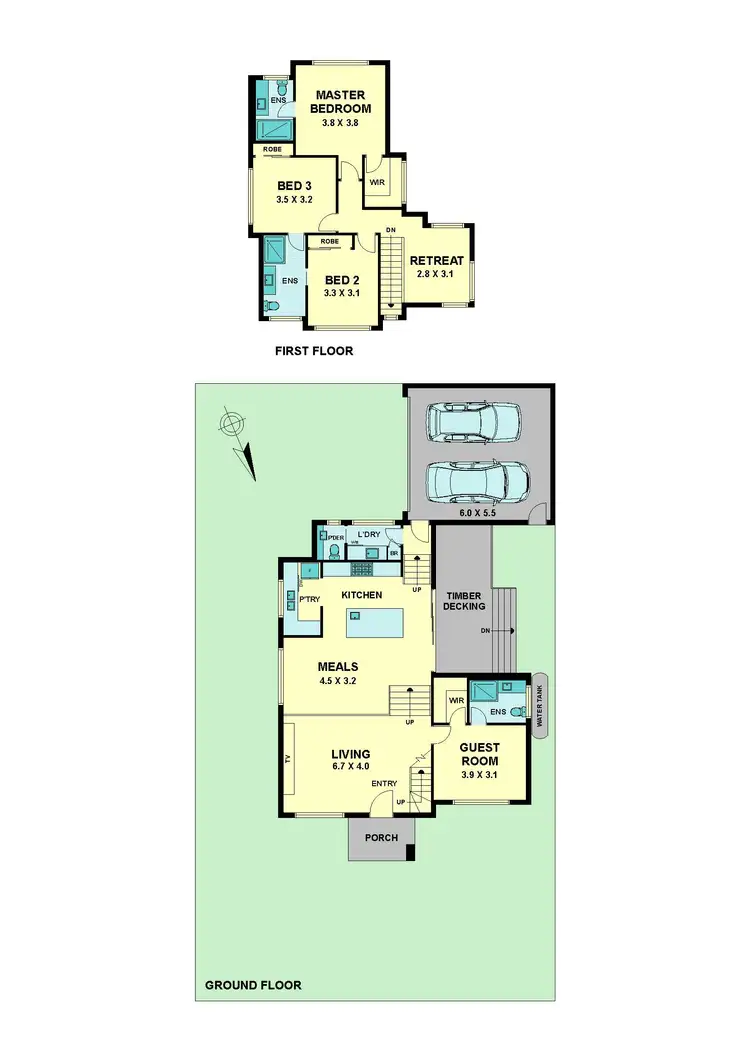 Floorplan of Homely house listing, 1/25 Grosvenor Street, Niddrie VIC 3042