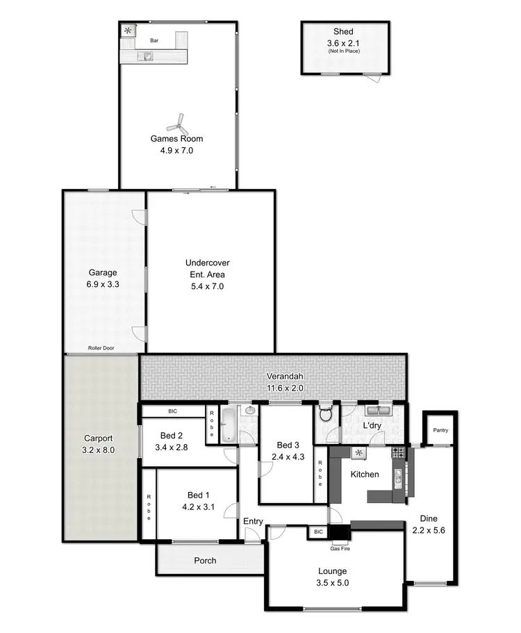 Floorplan of Homely house listing, 13 Leven Avenue, Seaton SA 5023