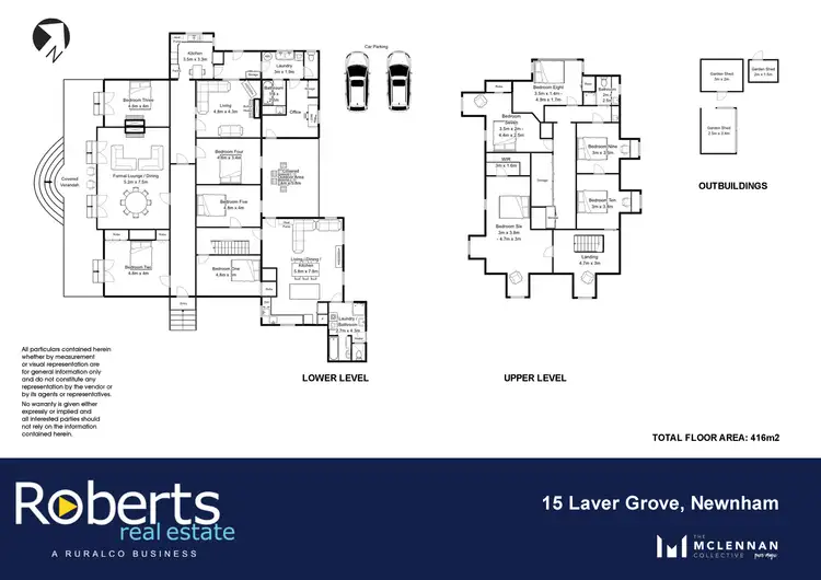 Floorplan of Homely house listing, 15 Laver Grove, Newnham TAS 7248