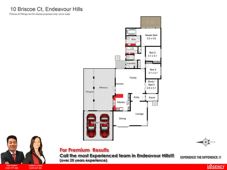 Floorplan of Homely house listing, 10 Briscoe Court, Endeavour Hills VIC 3802
