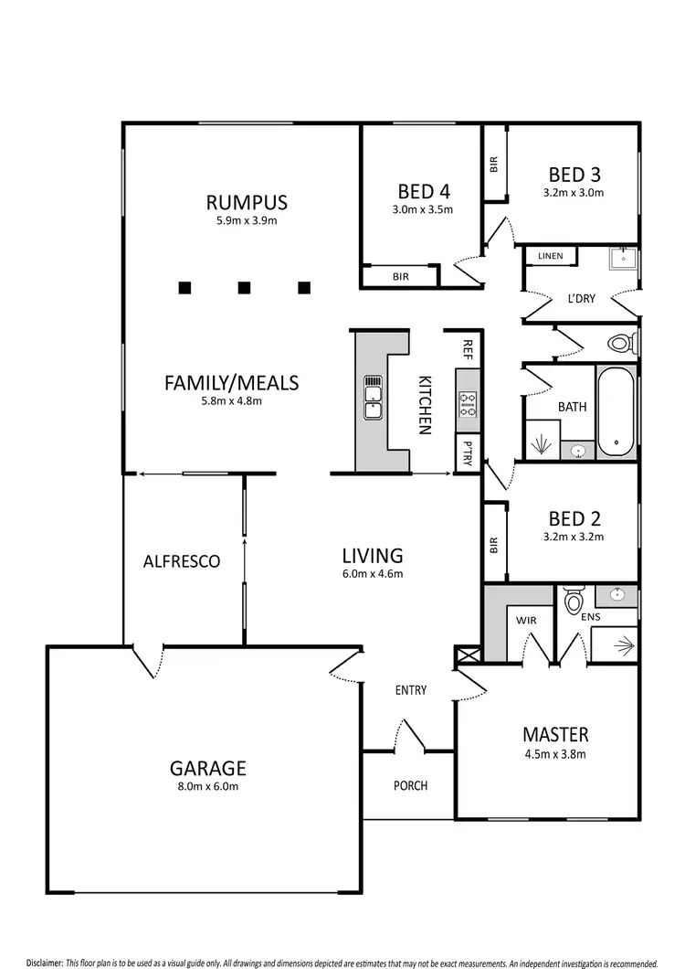Floorplan of Homely house listing, 9 Rosyth Court, Deer Park VIC 3023