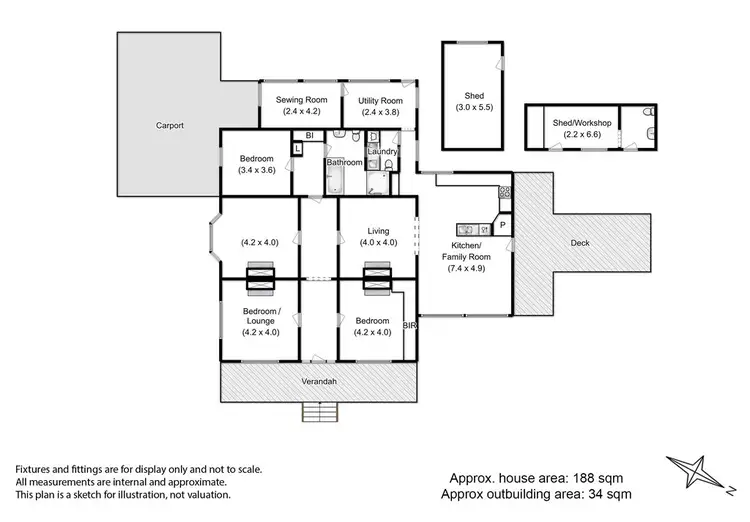 Floorplan of Homely house listing, 154 Lymington Road, Lymington TAS 7109