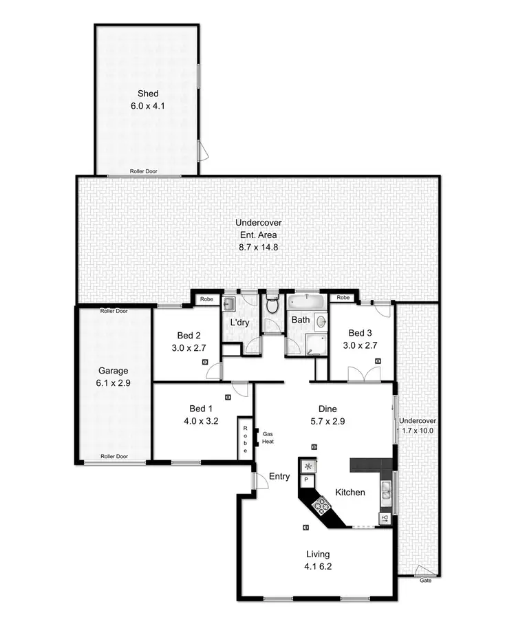 Floorplan of Homely house listing, 65 Chamberlain Drive, Christie Downs SA 5164